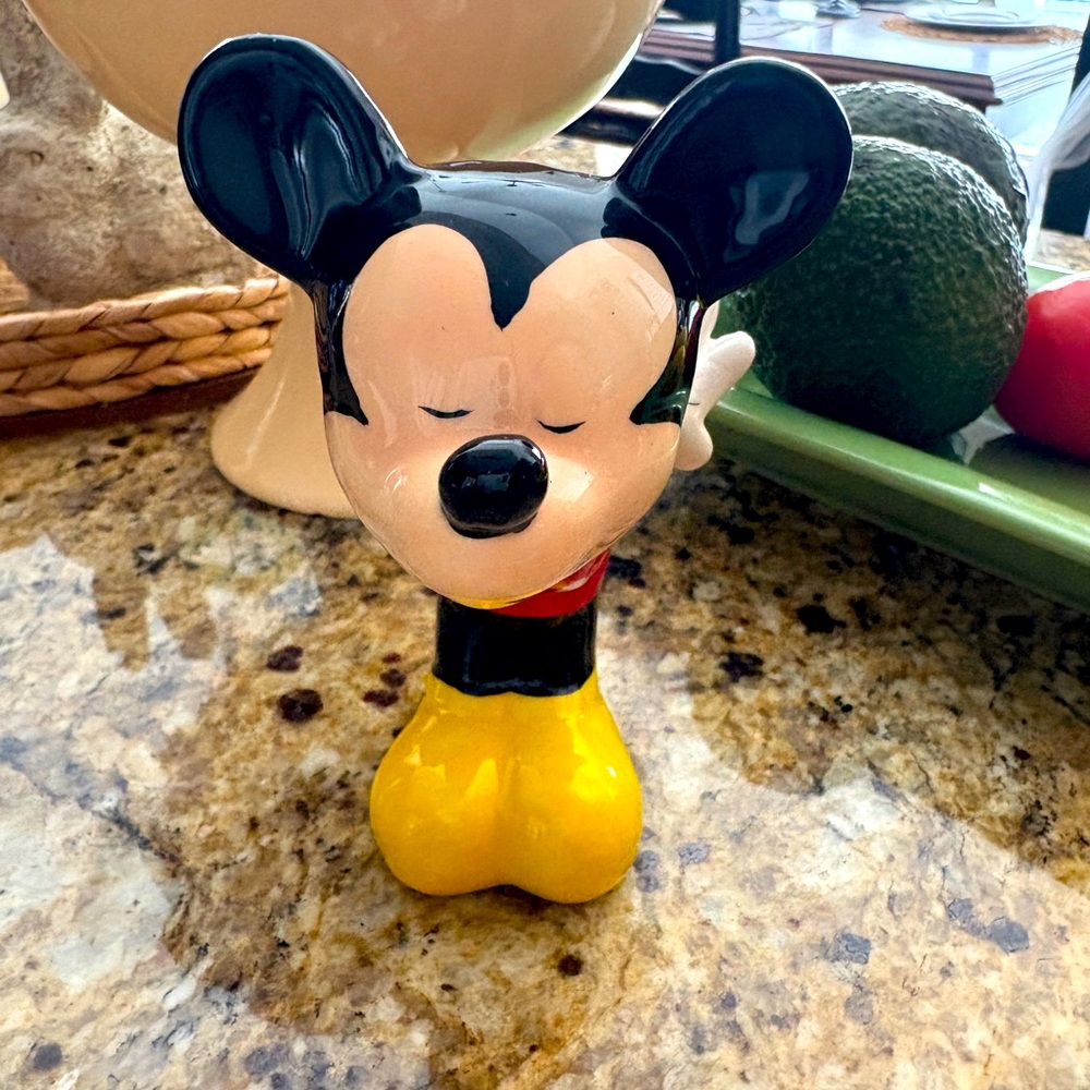 Walt Disney's Mickey Salt or Pepper Shaker . Are you missing the Mickey ?